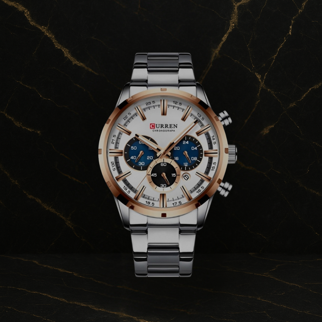 Reloj Curren 8355 Cronógr en acero inoxi