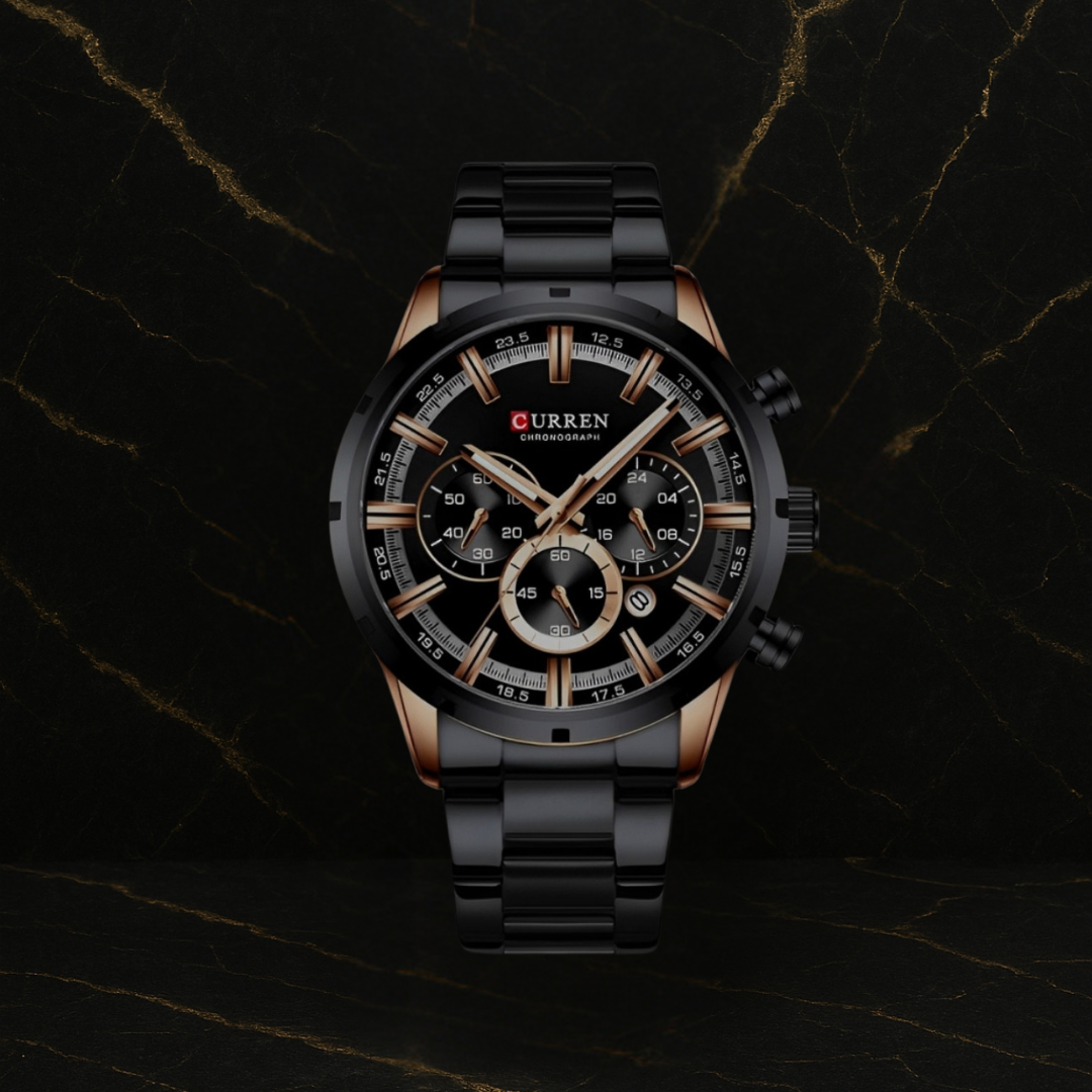 Reloj Curren 8355 Cronógr en acero inoxi