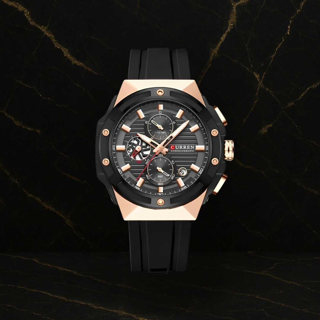 Reloj Curren 8462 Silicona crono funcion