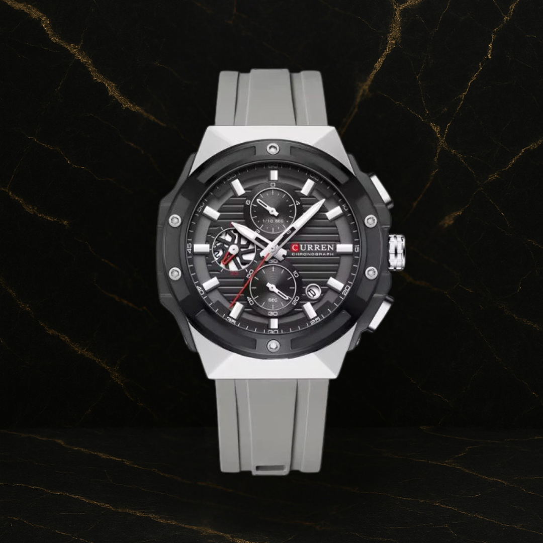 Reloj Curren 8462 Silicona crono funcion