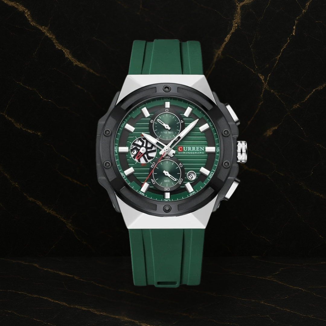 Reloj Curren 8462 Silicona crono funcion