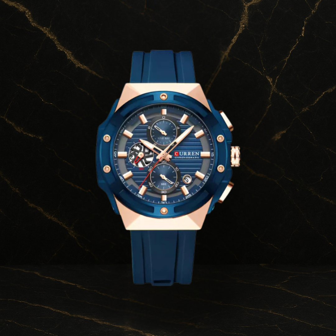 Reloj Curren 8462 Silicona crono funcion