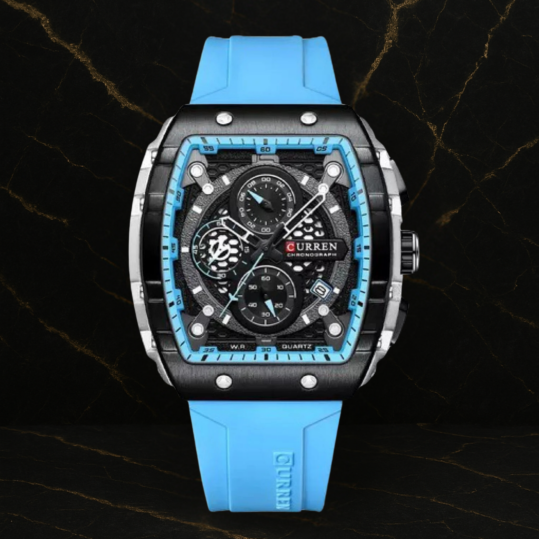 Reloj Curren 8442 Silicona crono funcion