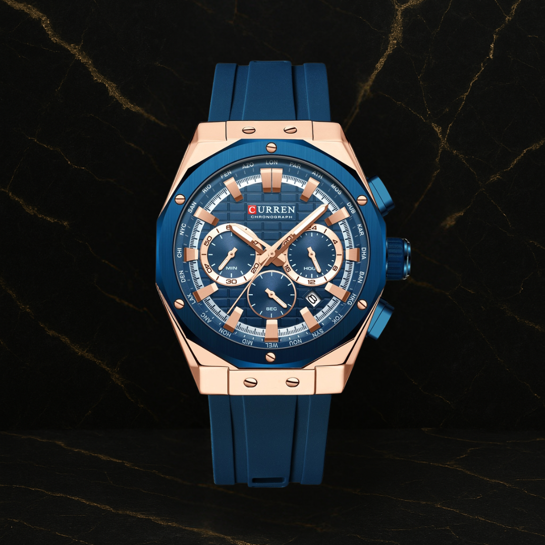Reloj Curren 8464 Silicona crono funcion