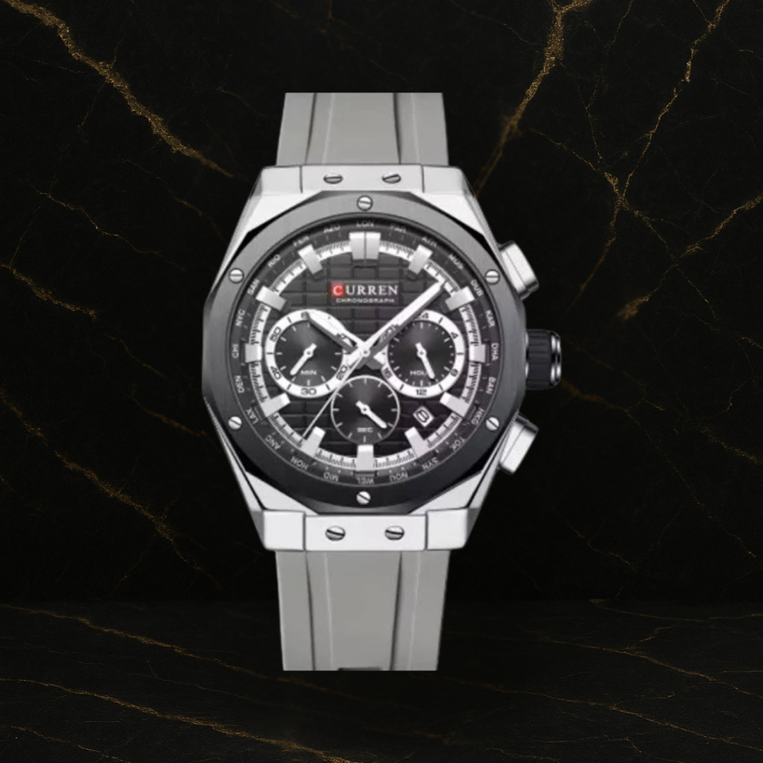 Reloj Curren 8464 Silicona crono funcion