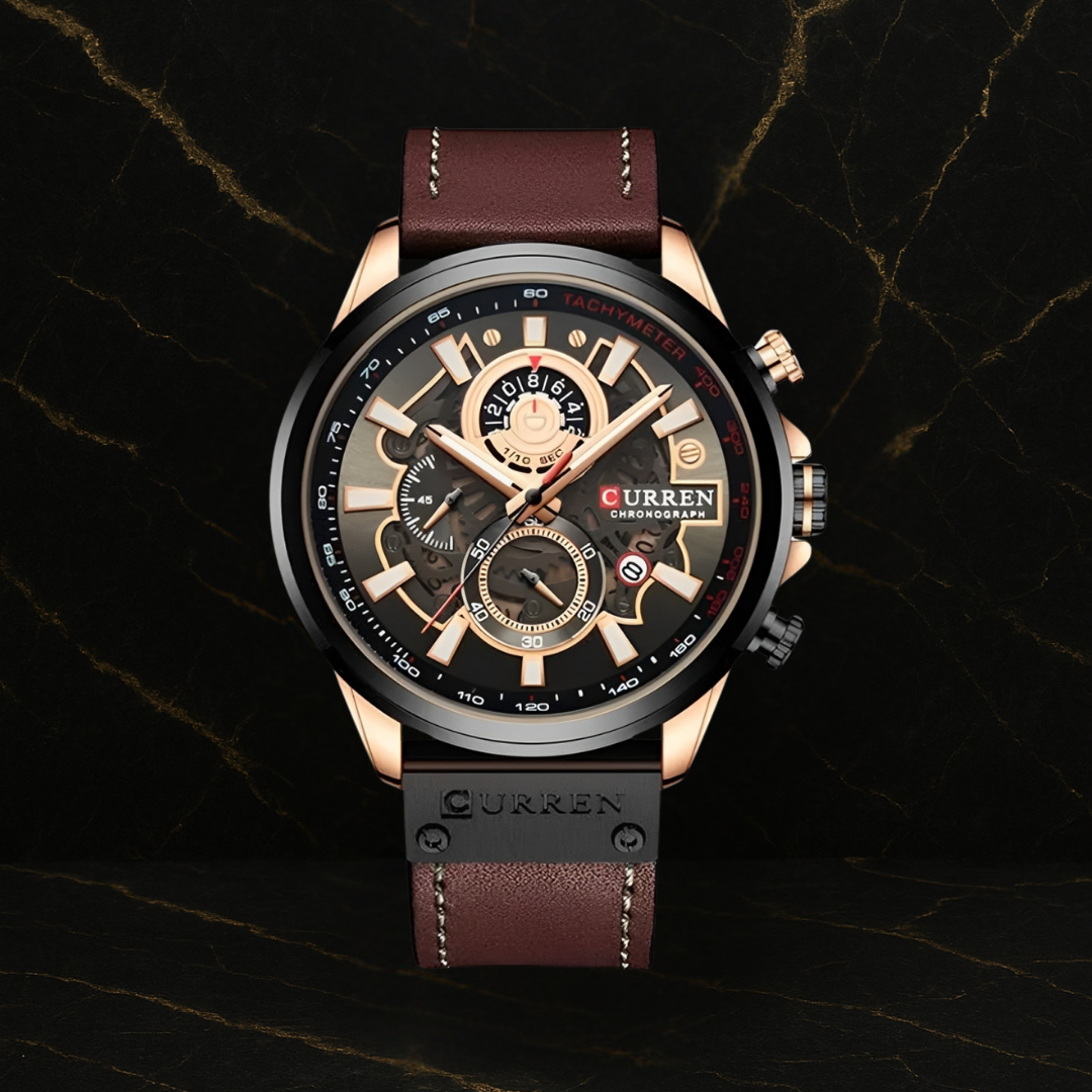 Reloj Curren 8380 cuero Para Hombre
