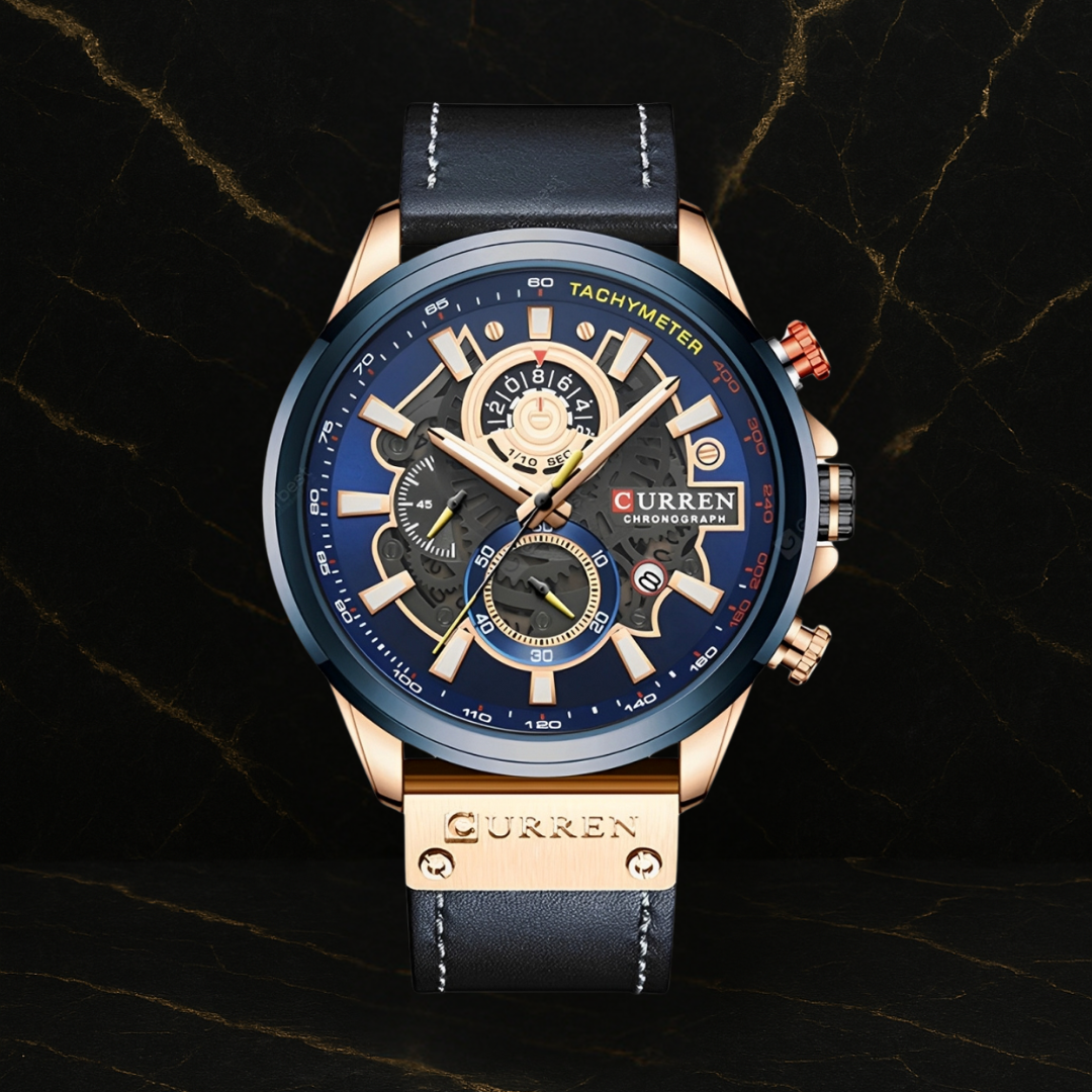 Reloj Curren 8380 cuero Para Hombre