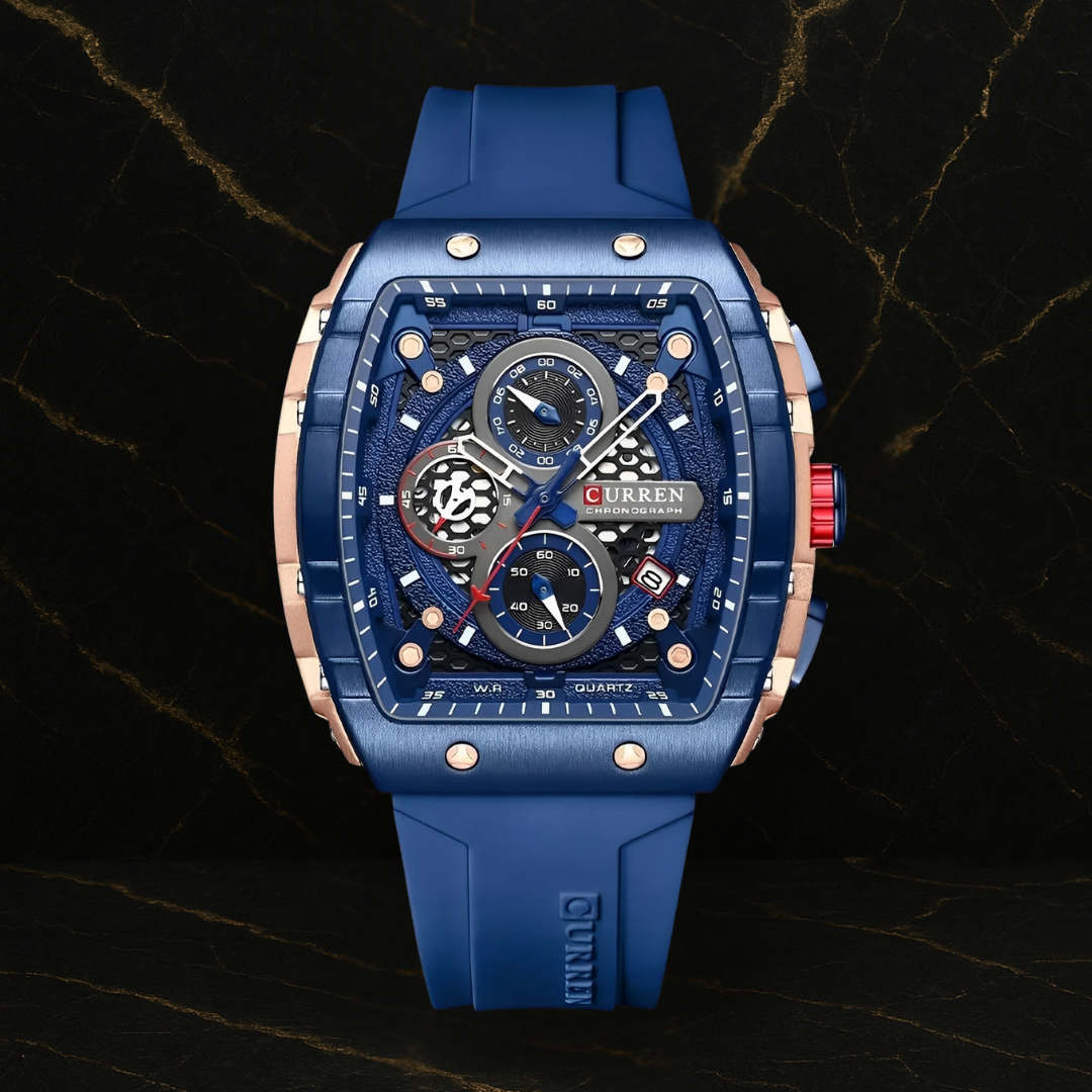 Reloj Curren 8442 Silicona crono funcion