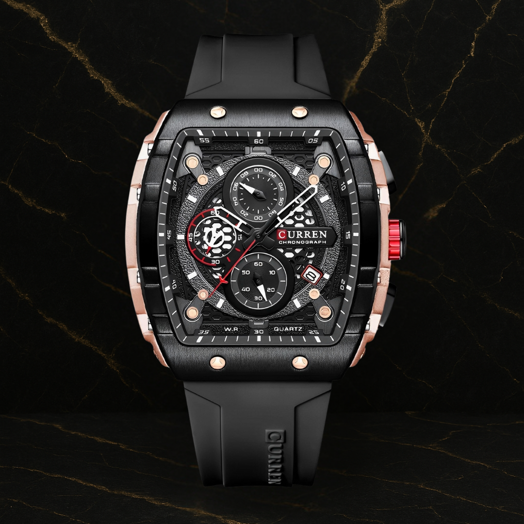 Reloj Curren 8442 Silicona crono funcion