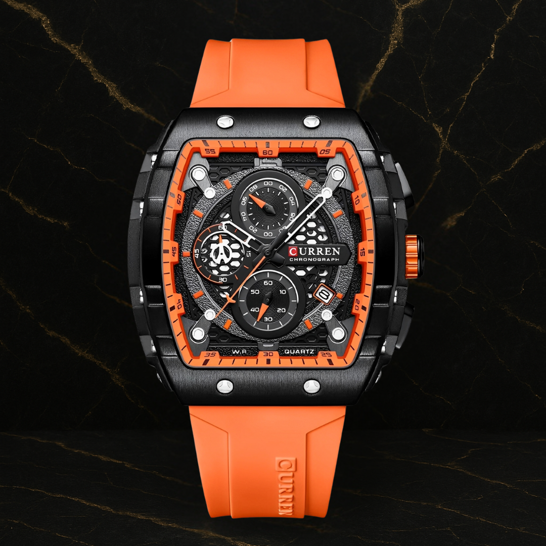 Reloj Curren 8442 Silicona crono funcion