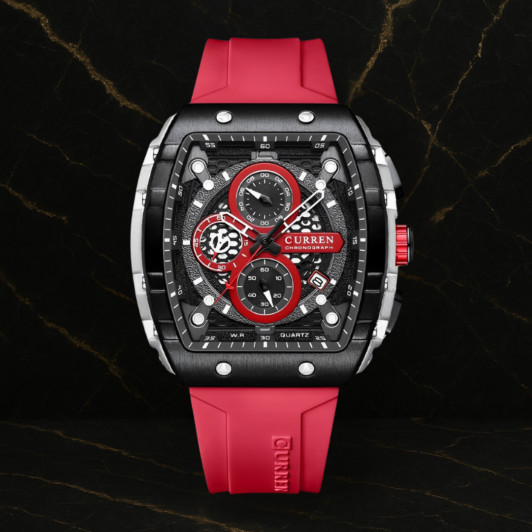 Reloj Curren 8442 Silicona crono funcion