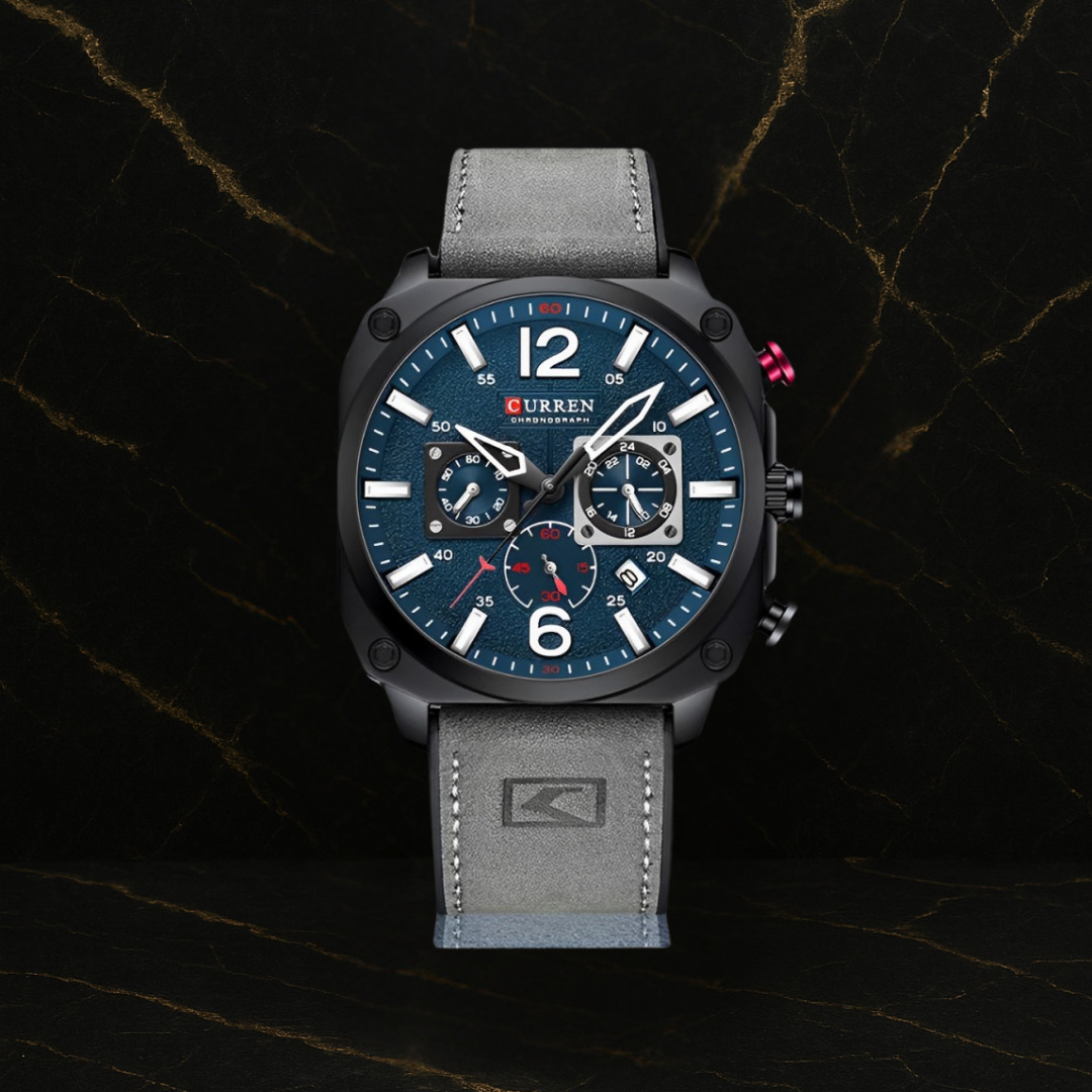 Reloj Curren 8398 Clásico Cuarzo cuero