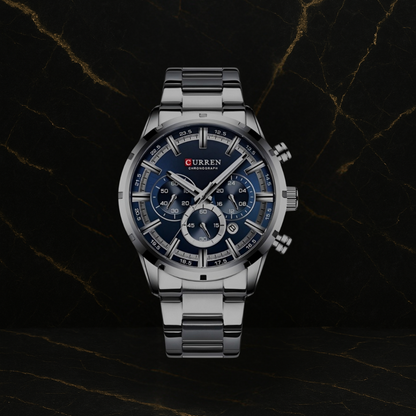 Reloj Curren 8355 Cronógr en acero inoxi