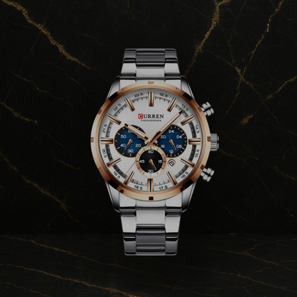 Reloj Curren 8355 Cronógr en acero inoxi