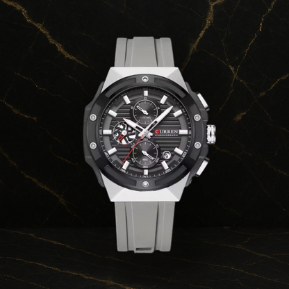 Reloj Curren 8462 Silicona crono funcion