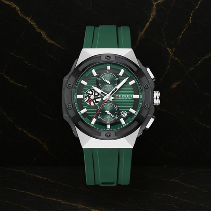 Reloj Curren 8462 Silicona crono funcion