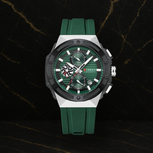 Reloj Curren 8462 Silicona crono funcion