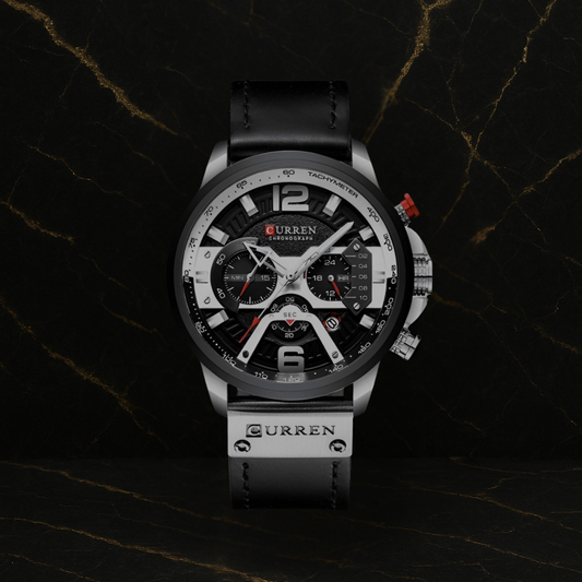 Reloj Curren 8329 Cronografo Cuero
