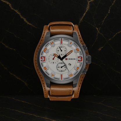 Reloj Curren 8225 Cuero Vintage