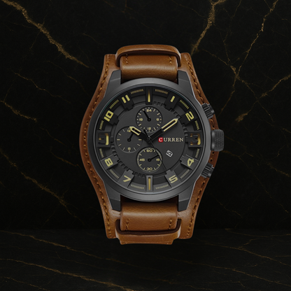 Reloj Curren 8225 Cuero Vintage