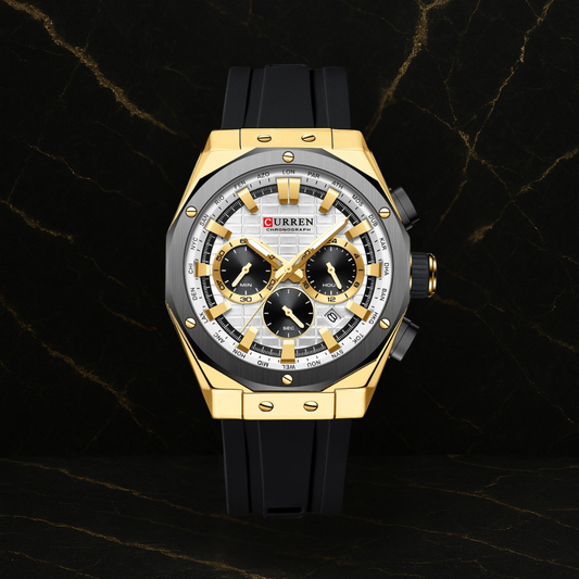 Reloj Curren 8464 Silicona crono funcion