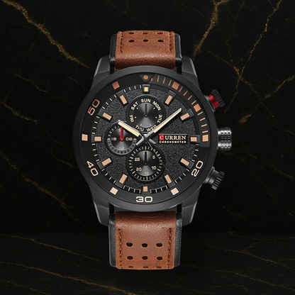 Reloj Curren 8250 Cuarzo Correa De Cuero
