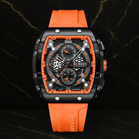 Reloj Curren 8442 Silicona crono funcion