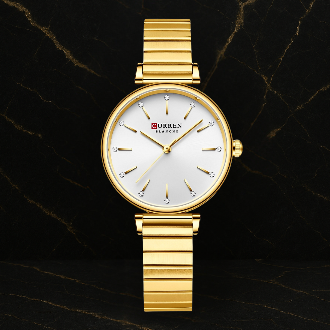 Reloj Curren 9081 Acero Mujer Elegante