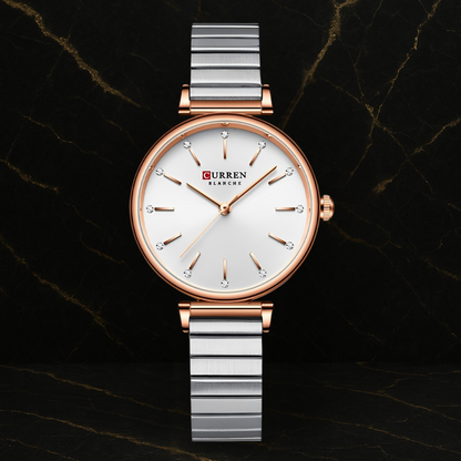 Reloj Curren 9081 Acero Mujer Elegante