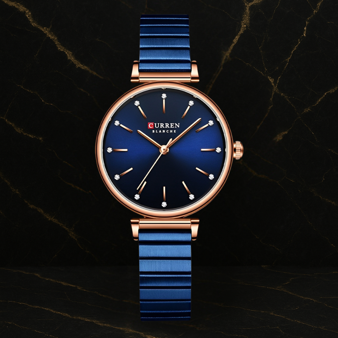 Reloj Curren 9081 Acero Mujer Elegante