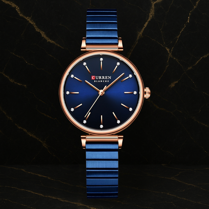 Reloj Curren 9081 Acero Mujer Elegante