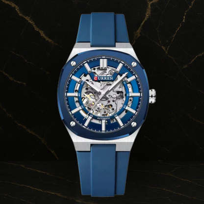 Reloj Curren 8485 automático Original en Silicona