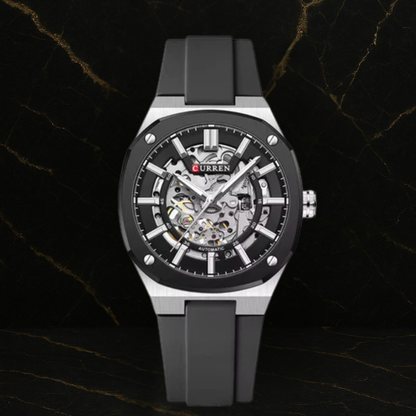 Reloj Curren 8485 automático Original en Silicona