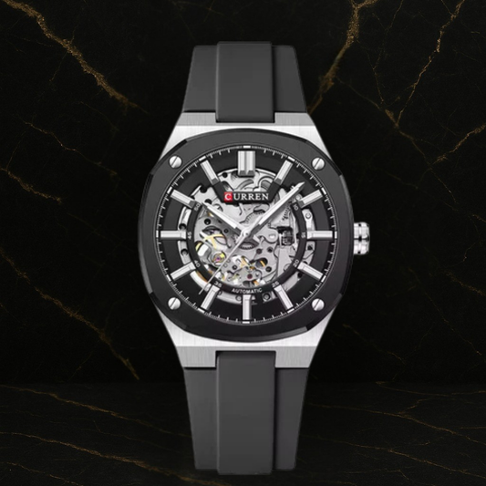 Reloj Curren 8485 automático Original en Silicona