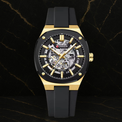 Reloj Curren 8485 automático Original en Silicona
